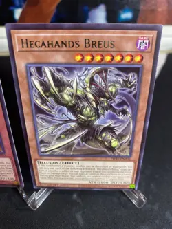 (2) Hecahands Breus 1 Holo Super Rare 1st Edition Yu-Gi-Oh! PHRE-EN005 MINT - Image 2