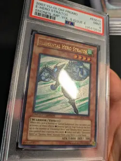 Yugioh Elemental Hero Stratos JUMP-EN012 Ultra Rare PSA 9 Mint! - Image 3