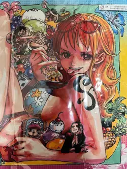One Piece Nami Playmat w/Usopp Promo Official Limited Edition Vol.3 ChampionShip - Image 2