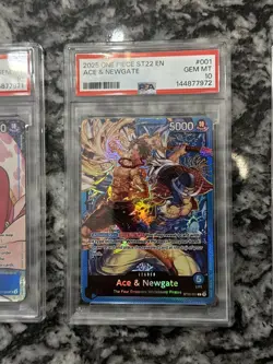 One Piece Ace & Newgate Leader Starter Deck ST22-001 English PSA 10 GEM MT - Image 1
