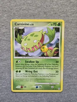 Carnivine 21/130 - Diamond & Pearl Regular Rare Pokemon Card - Image 1