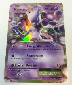 Pokemon Card - Mewtwo EX- 52/108 - Image 1
