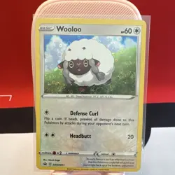 Pokemon Wooloo Holo Promo SWSH011 SWSH: Sword & Shield Promo Cards 60 HP - Image 1