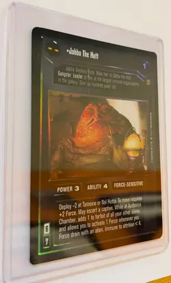 STAR WARS CCG - Jabba The Hutt - Rare Foil Card, Reflections - Decipher 1999 - Image 2