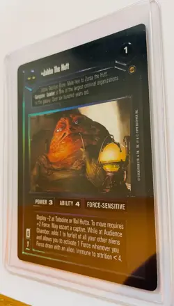 STAR WARS CCG - Jabba The Hutt - Rare Foil Card, Reflections - Decipher 1999 - Image 3