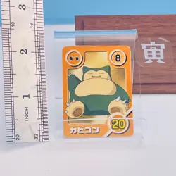 Snorlax Pokemon board game Playing Mini Card Takara Tomy 2007 Japan Rare F/S - Image 2