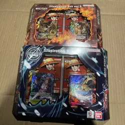One Piece Card Game Illustration Box Vol. 5 & 6 Sealed Bundle New - Image 1