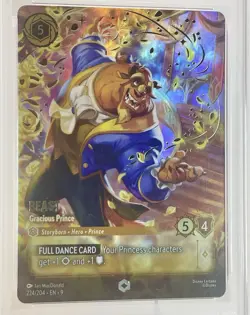 Disney Lorcana Enchanted BEAST - GRACIOUS PRINCE - EN9- PSA 10 GEM MINT 224/204 - Image 2