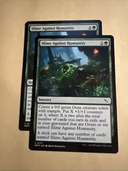 X2 MTG Slime Against Humanity MKM 0177 C NM Regular Pair - Image 2
