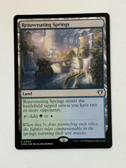 MTG Rejuvenating Springs CMM 424 Nonfoil R Lightly Played - Image 1
