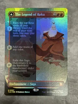 The Legend of Roku Avatar Roku (BORDERLESS FOIL) - Avatar MTG - Image 1
