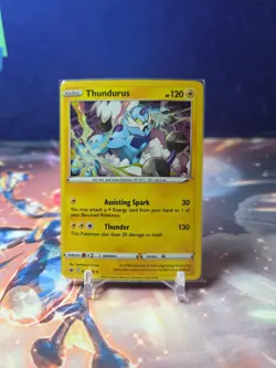 Thundurus Cosmos Holo Promo Blister Exclusives 052/198 LP Pokemon TCG - Image 1