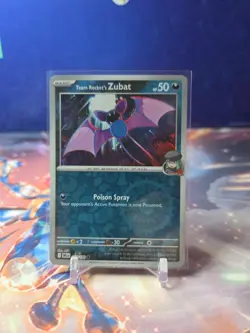 Team Rocket's Zubat 120/182 Reverse Holo Pokemon TCG SV10: Destined Rivals - Image 1