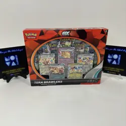 Pokemon TCG Tera Brawlers Premium Collection & Hops Zacian EX Box New Sealed - Image 4