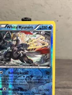 White Kyurem 21/124 Fates Collide Reverse Holo-Vintage-Pokemon TCG-Fast Ship-MP - Image 3