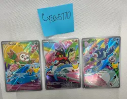 Pokemon 2026 First Partner Illustration Collection Series 1 Promos Set 43 44 45 - Image 1