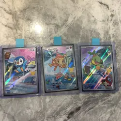 Pokemon First Partners Series 1 Gen 4 Sinnoh Starters Cards x 3 - NM-M - Image 1
