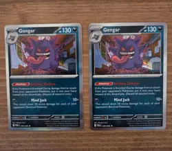 2 Pokemon Gengar 050/088 Holo Rares - Perfect Order - NM - Image 1