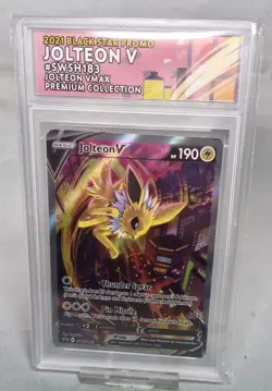 Pokemon TCG Jolteon V SWSH183 Black Star Promo - Image 1