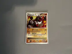 Pokemon Rhyperior LV.X TCG DP29 Diamond & Pearl Black Star Promo MP/LP - Image 1