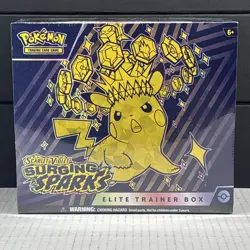 Pokemon TCG Surging Sparks ETB Scarlet & Violet Elite Trainer Box Factory Sealed - Image 1