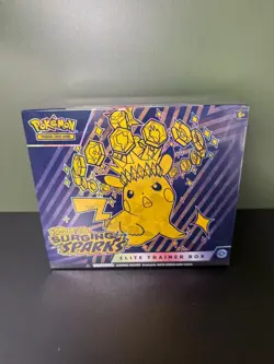Pokemon Surging Sparks Elite Trainer Box ETB - SEALED LP HAS CORNER DAMAGE - Image 1