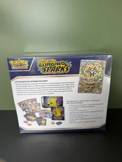 Pokemon Surging Sparks Elite Trainer Box ETB - SEALED LP HAS CORNER DAMAGE - Image 2