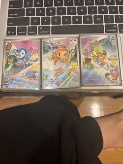 Pokemon TCG First Partner Illustration Collection Promo - Sinnoh Region Starters - Image 1