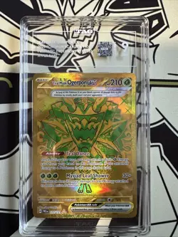 2025 POKEMON PRE EN-PRISMATIC EVOLUTIONS HYPER RARE TEAL MASK OGERPON EX TAG 9 - Image 1