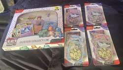 Pokemon Scarlet & Violet 151 Temporal Forces Poster Box Promo Charmander - Image 1
