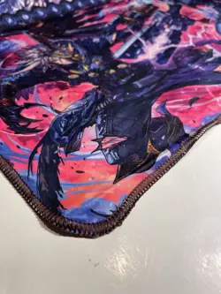 Beelzemon 2 Player Cloth Playmat Digimon Yugioh Tribrigade Manamoon 25”x25” - Image 4