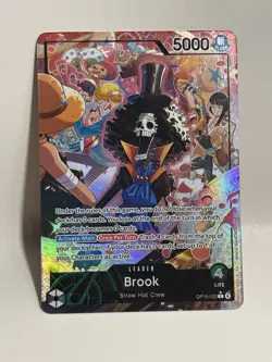OP15-022 Brook Alt Art Leader Adventure on Kami’s Island One Piece TCG English - Image 1