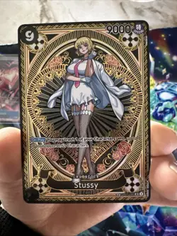 One Piece CCG TCG Stussy OP07-085 SP Special (Alt Art) English - Image 4