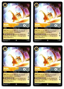 #30 Rhino - Power Hamster Playset x4 2025 Disney Lorcana Reign of Jafar 4x - Image 1