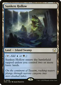 MTG Sunken Hollow ** March of the Machine Commander ** English (NM) - Image 1
