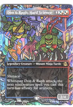 Don & Raph, Hard Science #205 Teenage Mutant Ninja Turtles Borderless Regular R - Image 1