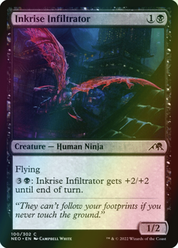 MTG Inkrise Infiltrator Foil ** Kamigawa: Neon Dynasty ** English (NM) - Image 1
