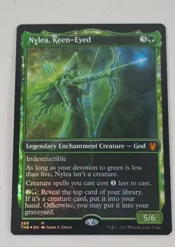 MTG Nylea, Keen-Eyed (Showcase) Theros Beyond Death Foil Magic NM - Image 1