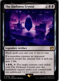 MTG Magic the Gathering The Darkness Crystal (96/772) Final Fantasy NM - Image 1