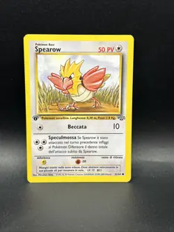 Pokemon TCG Jungle Spearow Card 62/64 Regular Common 1st Edition Italian Version - Image 1