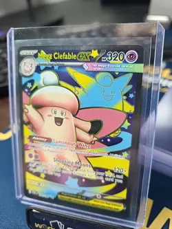 Mega Clefable ex 103/088 Ultra Rare Perfect Order Pokemon Near Mint - Image 3