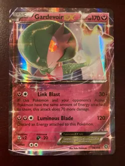 Gardevoir EX 78/114 Steam Siege Holo Rare 2016 Pokemon TCG Card - Image 1