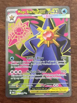 Mega Starmie EX 102/088 Full Art Ultra Rare Pokemon TCG: Perfect Order - Image 1