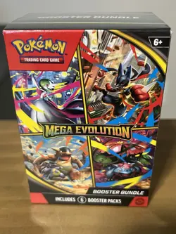 Six Packs / 1box Pokemon TCG Mega Evolution Booster Bundle Factory Sealed - Image 2