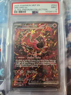 Pokemon Oricorio ex 024 Me: Mega Evolution Promo Holo EX PSA 9 2025 - Image 1