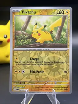 Pikachu - Reverse Holo - 25/165 Scarlet & Violet 151 - Pokemon TCG - Image 1