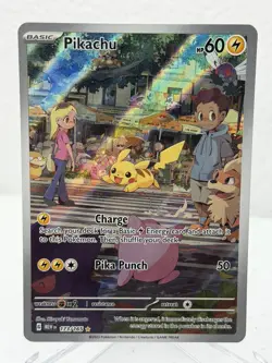 Pokemon TCG Pikachu 173/165 Scarlet & Violet 151 IR NM - Image 1