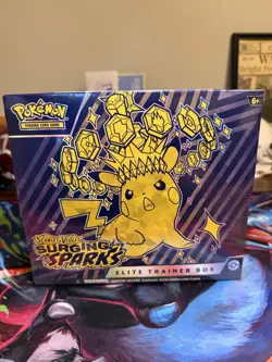 Pokemon TCG Surging Sparks Elite Trainer Box Factory Sealed - Image 1