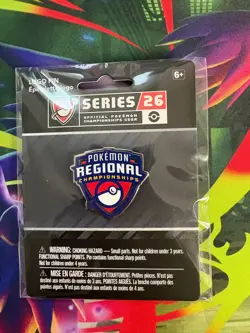 REGIONAL CHAMPIONSHIP SERIES PIN EXCLUSIVE POKEMON TRADING CARD GAME - Image 1