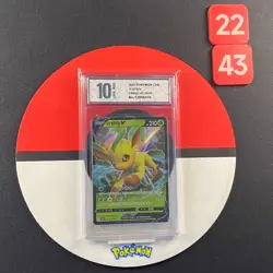 2025 Chinese Pokemon Gem Pack Vol 2 CBB2C 07 13/15 Leafeon V Grade10 - Image 1